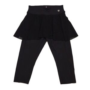 Eleven by Venus Williams Black Skirted Capri Leggings Athletic Skort Women's M